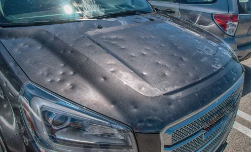 hail damage to car in lancaster pa